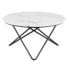 Vega Round Coffee Table White
