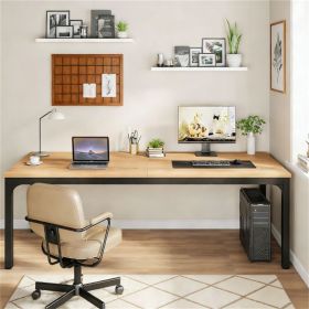 Long computer desk, rectangular office desk, administrative desk, conference desk