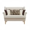 SOGA 6PC Decorative Pillowcase Set – Chocolate Brown Knit, Cream Pom-Pom & Retro Geometric Covers
