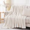 Creamy White Throw Blanket