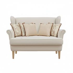 SOGA 5PC Botanical Branch Print & Off-White Pillowcase Set – Elegant Nature-Inspired Sofa & Bed Pillow Covers