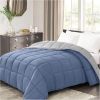 Homelike Moment Comforters Queen Size - Blue Duvet Insert Down Alternative Bed Queen Comforter