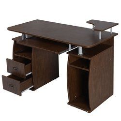 Office Computer Desk with Monitor Shelf