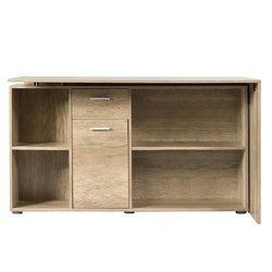 Rotating L-shape Corner Writing Study Computer Desk