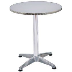23 1/2" Stainless Steel Aluminium Round Cafe Bistro Table