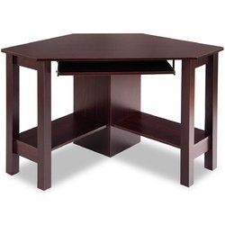Wooden Study Computer Corner Desk with Drawer