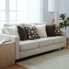 SOGA 6PC Decorative Pillowcase Set – Chocolate Brown Knit, Cream Pom-Pom & Retro Geometric Covers