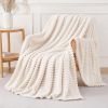 Creamy White Throw Blanket