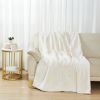 Ivory Faux Fur Ultra Soft Luxury Oversized Throw Blanket 50" x 72"