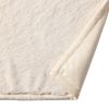 Ivory Faux Fur Ultra Soft Luxury Oversized Throw Blanket 50" x 72"