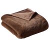 Brown Faux Fur Ultra Soft Luxury Oversized Throw Blanket 50" x 72"