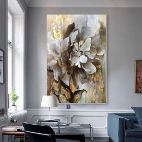 Handmade Flower Oil Painting On Canvas (style: 01, size: 150X220cm)