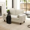 Loveseat Sofa - 56" Modern Accent Sofa with Arm, Living Room Couch with Side Pocket