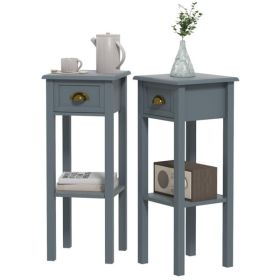 2PCS Side Tables (Color: as picture)